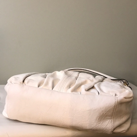 Via Spiga White Leather Shoulder Bag - Picture 4 of 6